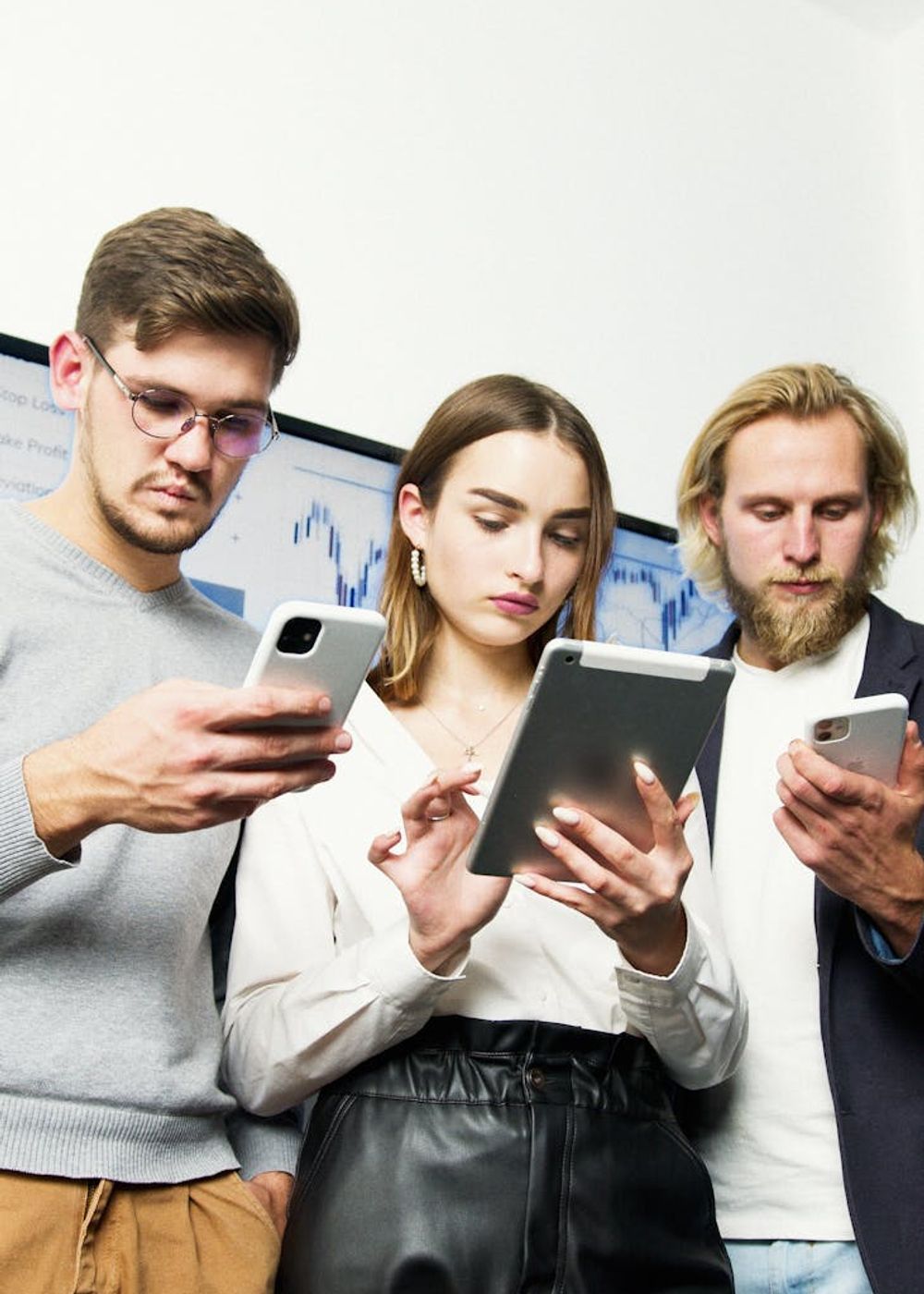 Team of diverse investment analysts discussing market opportunities